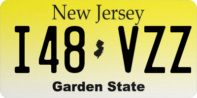 NJ license plate I48VZZ