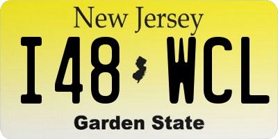 NJ license plate I48WCL