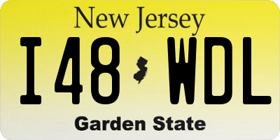 NJ license plate I48WDL