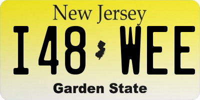 NJ license plate I48WEE