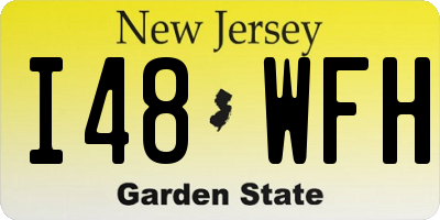 NJ license plate I48WFH