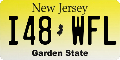 NJ license plate I48WFL