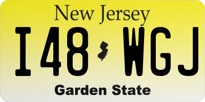 NJ license plate I48WGJ