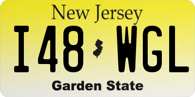NJ license plate I48WGL