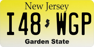 NJ license plate I48WGP