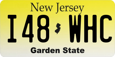 NJ license plate I48WHC