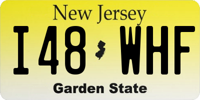 NJ license plate I48WHF