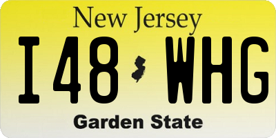 NJ license plate I48WHG