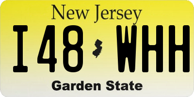 NJ license plate I48WHH