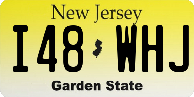 NJ license plate I48WHJ