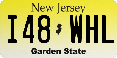 NJ license plate I48WHL