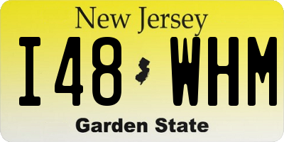 NJ license plate I48WHM