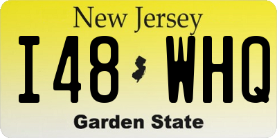 NJ license plate I48WHQ