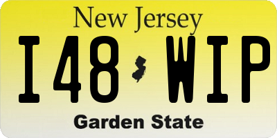 NJ license plate I48WIP