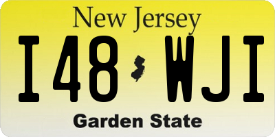 NJ license plate I48WJI