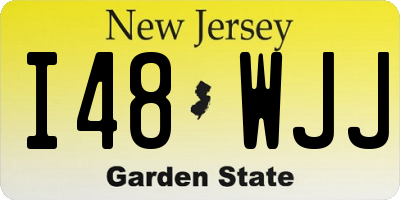 NJ license plate I48WJJ