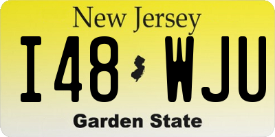 NJ license plate I48WJU