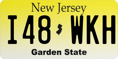 NJ license plate I48WKH