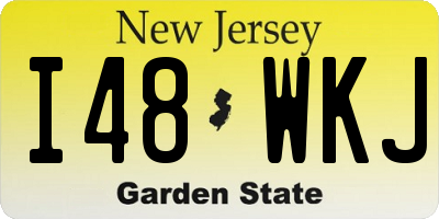 NJ license plate I48WKJ