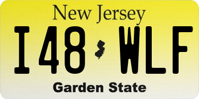 NJ license plate I48WLF