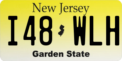 NJ license plate I48WLH