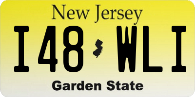 NJ license plate I48WLI