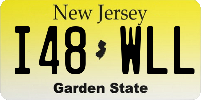 NJ license plate I48WLL