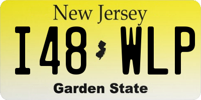 NJ license plate I48WLP