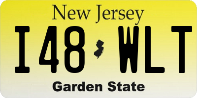 NJ license plate I48WLT