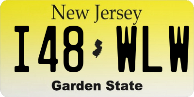 NJ license plate I48WLW