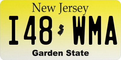 NJ license plate I48WMA