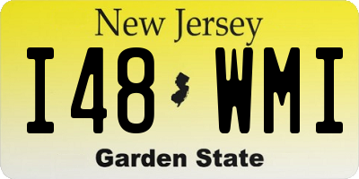 NJ license plate I48WMI
