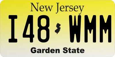 NJ license plate I48WMM