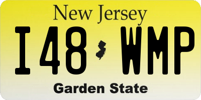NJ license plate I48WMP