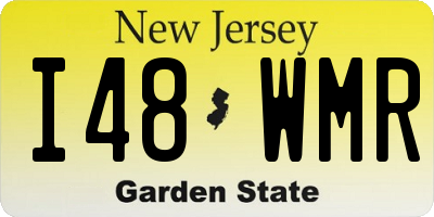 NJ license plate I48WMR