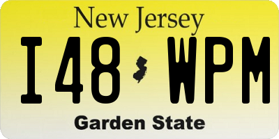 NJ license plate I48WPM