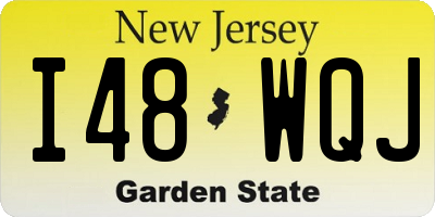 NJ license plate I48WQJ