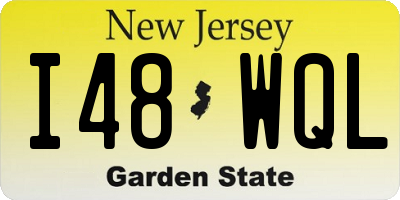 NJ license plate I48WQL