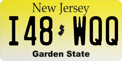 NJ license plate I48WQQ