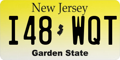 NJ license plate I48WQT