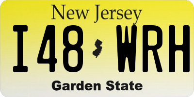 NJ license plate I48WRH