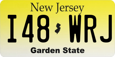 NJ license plate I48WRJ