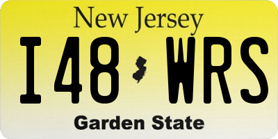 NJ license plate I48WRS