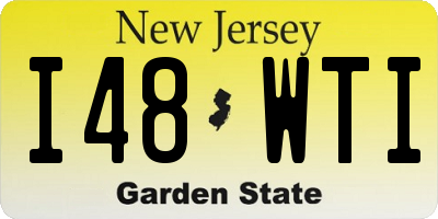 NJ license plate I48WTI