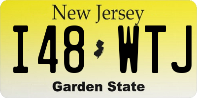 NJ license plate I48WTJ