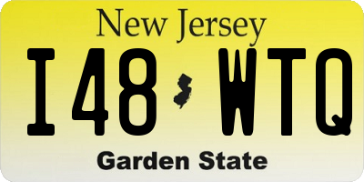 NJ license plate I48WTQ