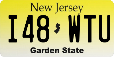 NJ license plate I48WTU