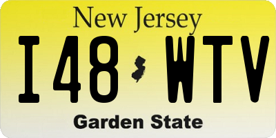 NJ license plate I48WTV