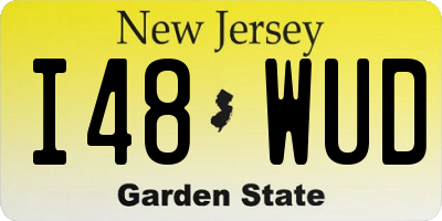 NJ license plate I48WUD