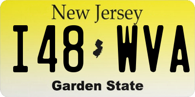 NJ license plate I48WVA
